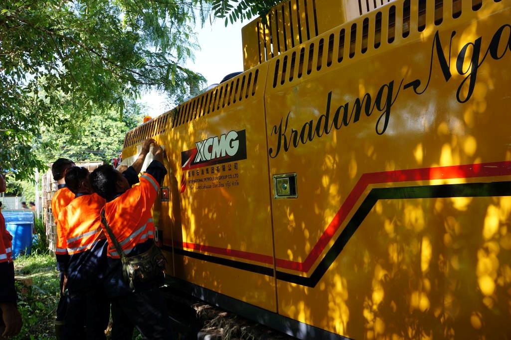 ติดชื่อเครื่องเจาะ "การะเกด"